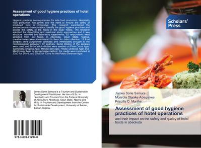 Assessment of good hygiene practices of hotel operations