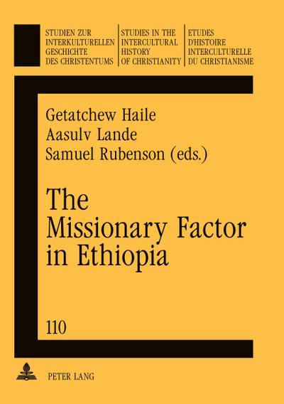 The Missionary Factor in Ethiopia