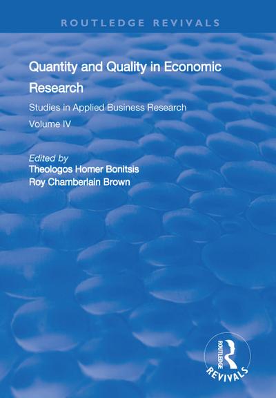 Quantity and Quality in Economic Research