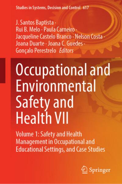 Occupational and Environmental Safety and Health VII