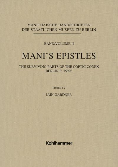 Mani’s Epistles