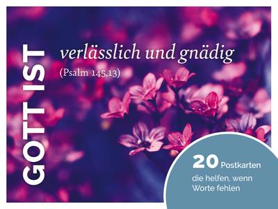 Postkarten - Gott ist verlässlich und gnädig