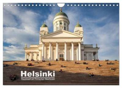 Helsinki - Hauptstadt am Finnischen Meerbusen (Wandkalender 2026 DIN A4 quer), CALVENDO Monatskalender