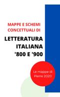 Mappe concettuali Letteratura italiana ’800 e ’900