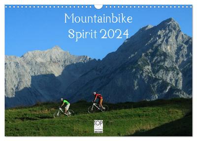Mountainbike Spirit 2024 (Wandkalender 2024 DIN A3 quer), CALVENDO Monatskalender