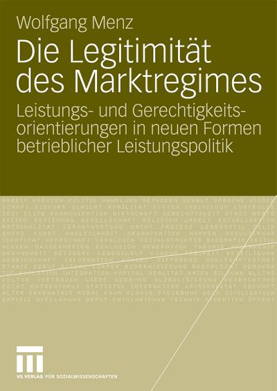 Die Legitimität des Marktregimes