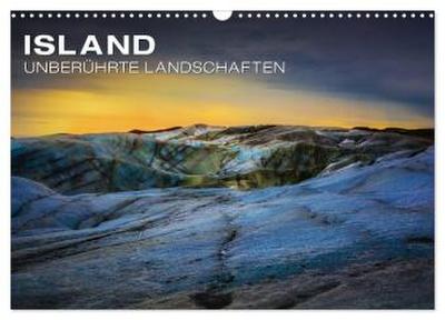 Island - Unberührte Landschaften (Wandkalender 2026 DIN A3 quer), CALVENDO Monatskalender