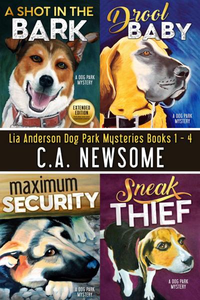 Lia Anderson Dog Park Mysteries: Books 1 - 4