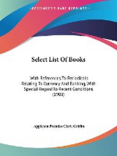 Select List Of Books