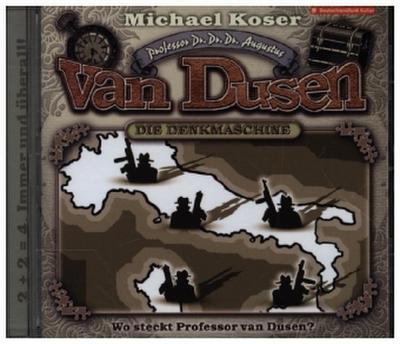 Wo steckt Prof. van Dusen, 1 Audio-CD, 1 Audio-CD