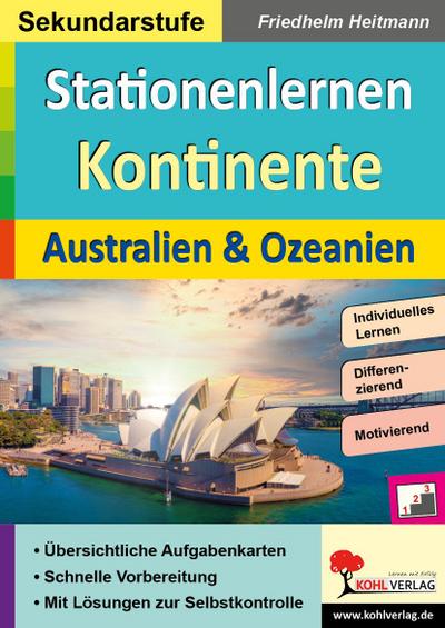Stationenlernen Kontinente / Australien & Ozeanien