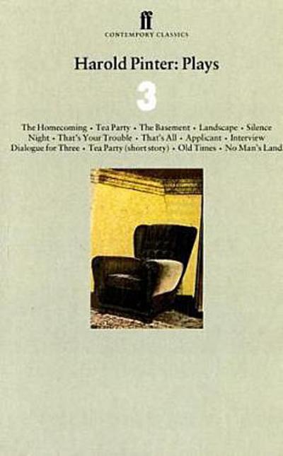Harold Pinter Plays 3