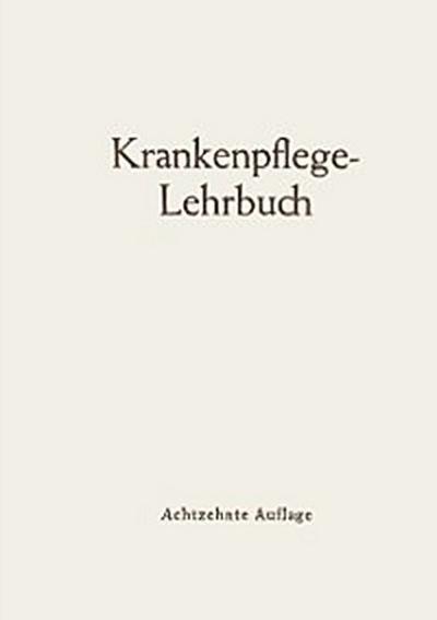 Krankenpflege-Lehrbuch