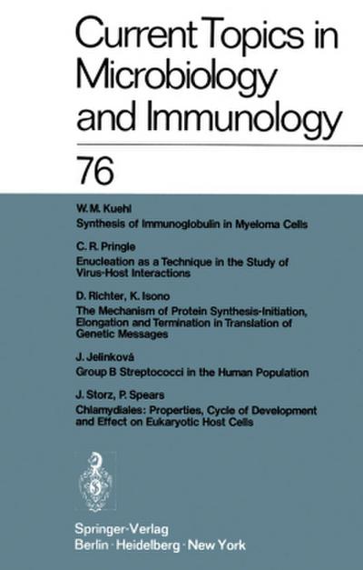 Current Topics in Microbiology and Immunology