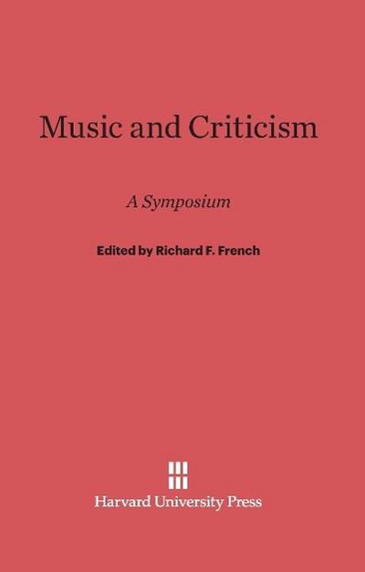 Music and Criticism