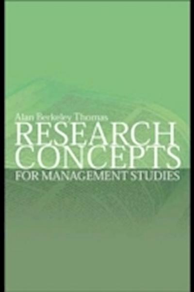 Research Concepts for Management Studies