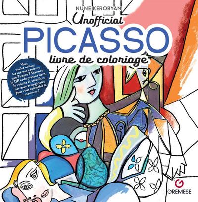 Pablo Picasso. Livre de coloriage. Non officiel