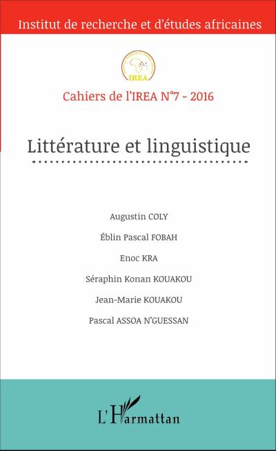 Littérature et linguistique
