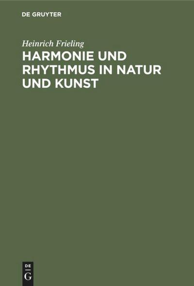 Harmonie und Rhythmus in Natur und Kunst