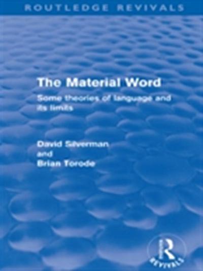 Material Word (Routledge Revivals)