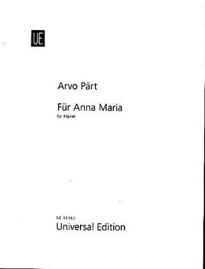 Für Anna Maria