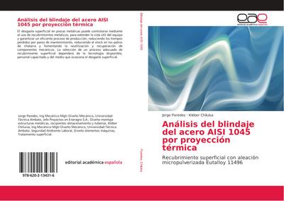 Análisis del blindaje del acero AISI 1045 por proyección térmica