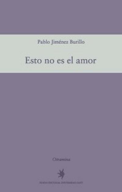 Esto no es el amor
