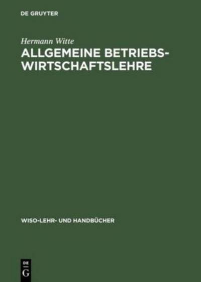 Allgemeine Betriebswirtschaftslehre