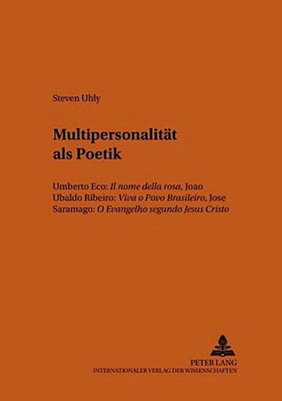 Multipersonalität als Poetik