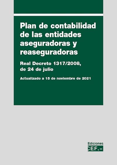 Plan de contabilidad de las entidades aseguradoras y reaseguradoras