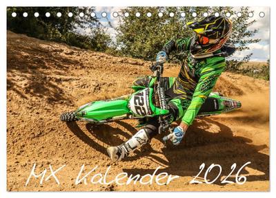 MX Racing 2026 (Tischkalender 2026 DIN A5 quer), CALVENDO Monatskalender