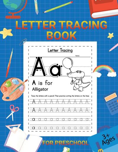 Letter Tracing Book for Kids 3+
