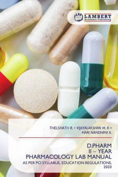 D.PHARM II - YEAR PHARMACOLOGY LAB MANUAL