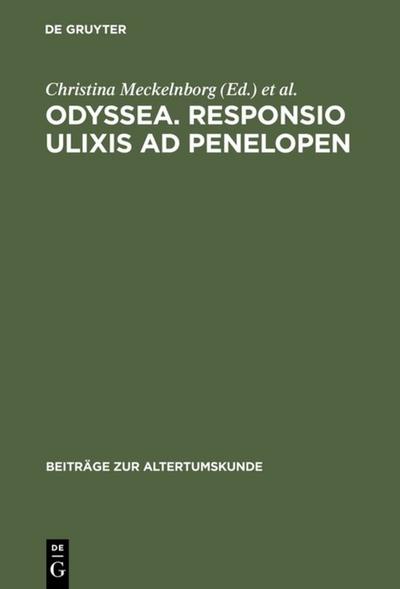 Odyssea.Responsio Ulixis ad Penelopen