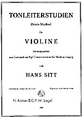 Tonleiterstudienfür Violine