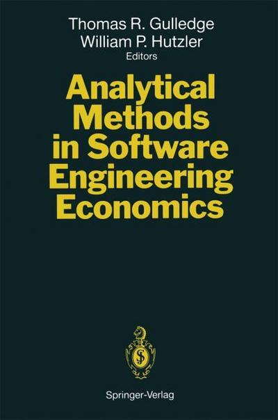 Analytical Methods in Software Engineering Economics