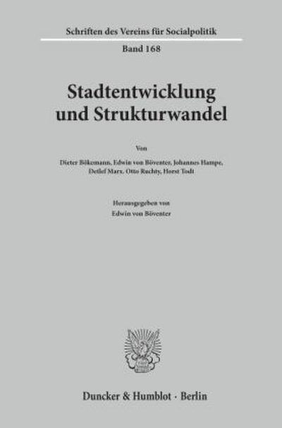 Stadtentwicklung und Strukturwandel.