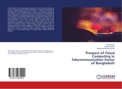 Prospect of Cloud Computing in Telecommunication Sector of Bangladesh