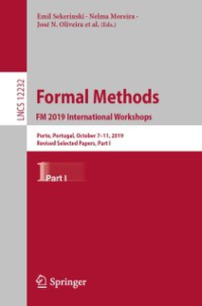 Formal Methods. FM 2019 International Workshops