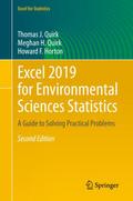 Excel 2019 for Environmental Sciences Statistics