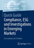 Quick Guide Compliance, ESG und Investigations in 