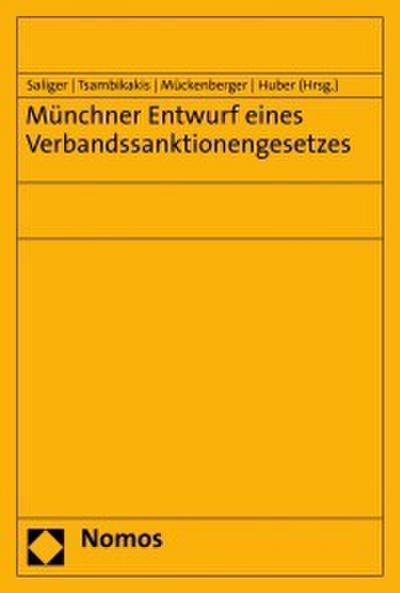 Münchner Entwurf eines Verbandssanktionengesetzes