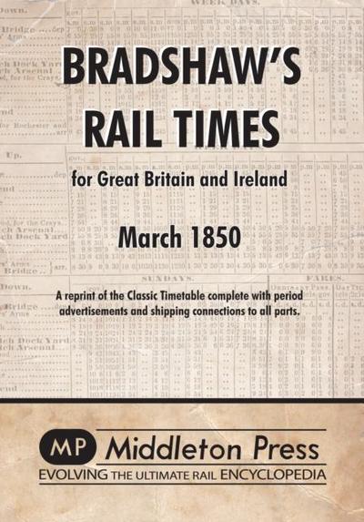 Bradshaw’s Rail Times 1850
