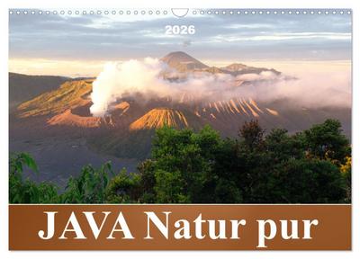 JAVA Natur pur (Wandkalender 2026 DIN A3 quer), CALVENDO Monatskalender