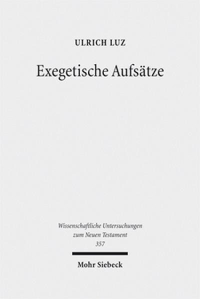 Exegetische Aufsätze
