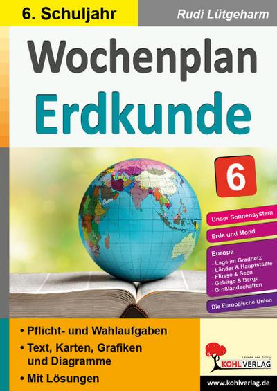 Wochenplan Erdkunde / Klasse 6