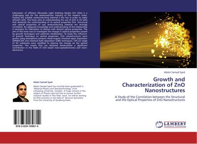 Growth and Characterization of ZnO Nanostructures