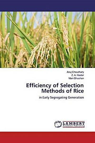 Efficiency of Selection Methods of Rice
