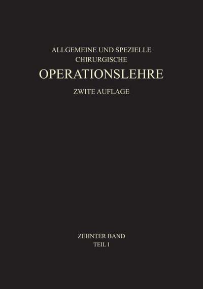 Allgemeiner Teil und die Operationen an der Oberen Extremität