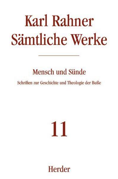 Sämtliche Werke Karl Rahner Sämtliche Werke